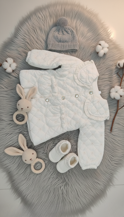 Luxury Quilted Winter Baby Jacket