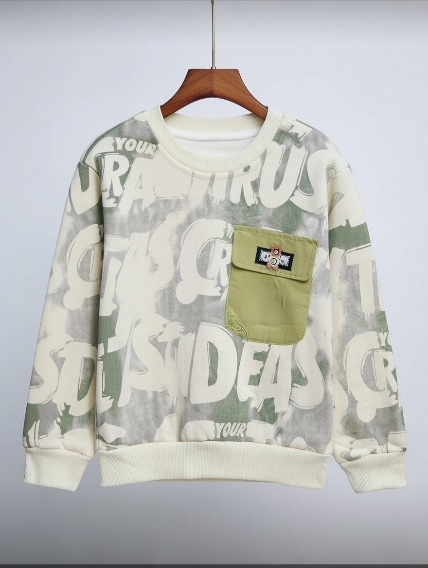 Urban Explorer Graphic Sweatshirt & Denim Set