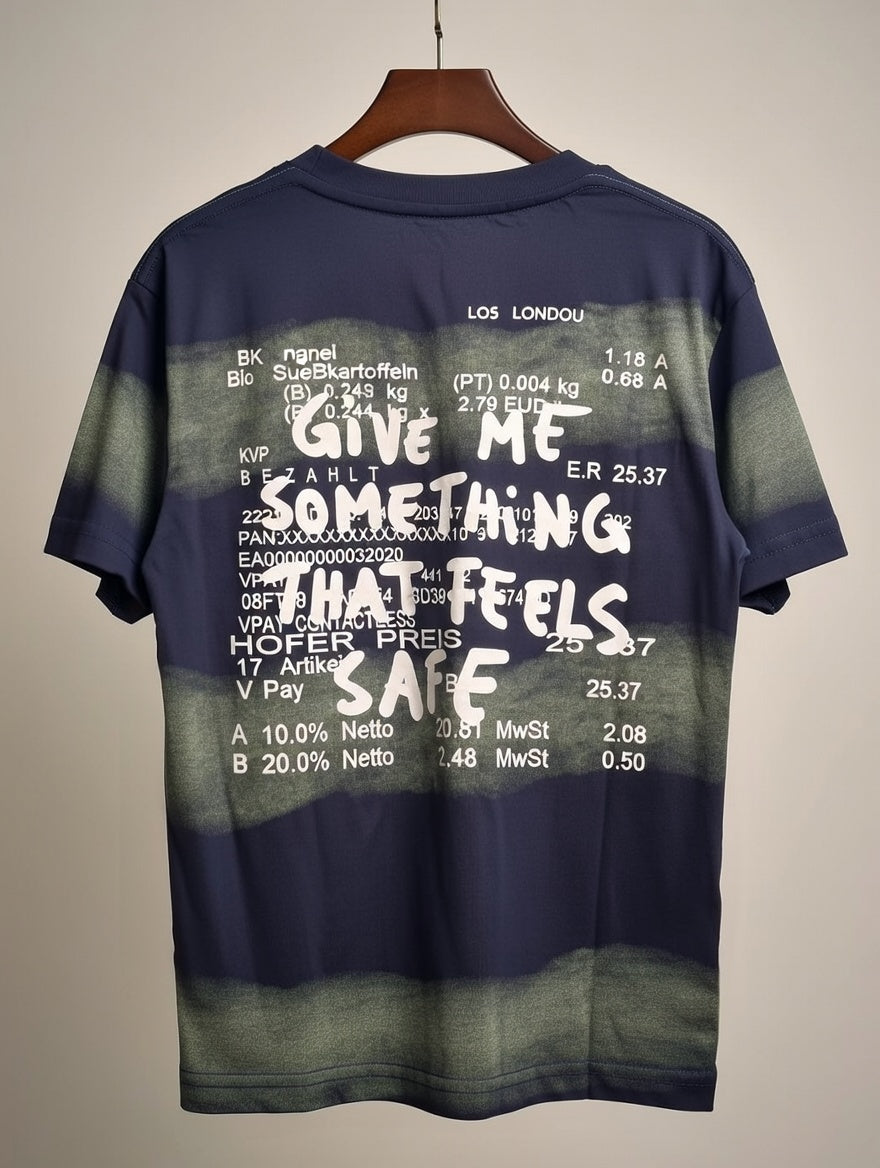 Urban Stripe Utility T-Shirt – Navy & Olive Edition