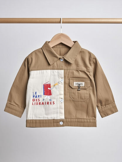 Little Reader Jacket & Denim Set – Paris Edition